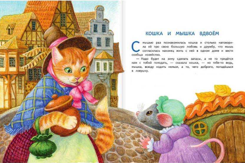 Дружба кошки и мышки. братья гримм