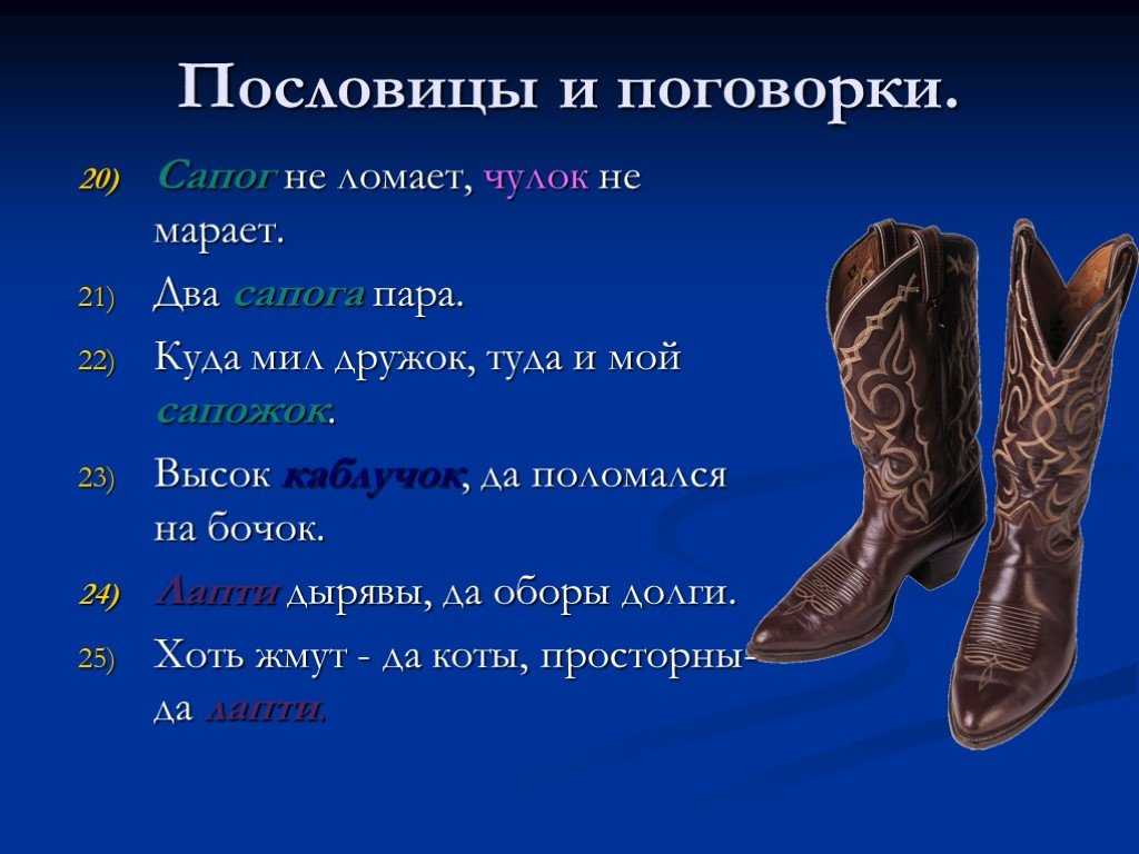 Русские пословицы и поговорки для школьников
