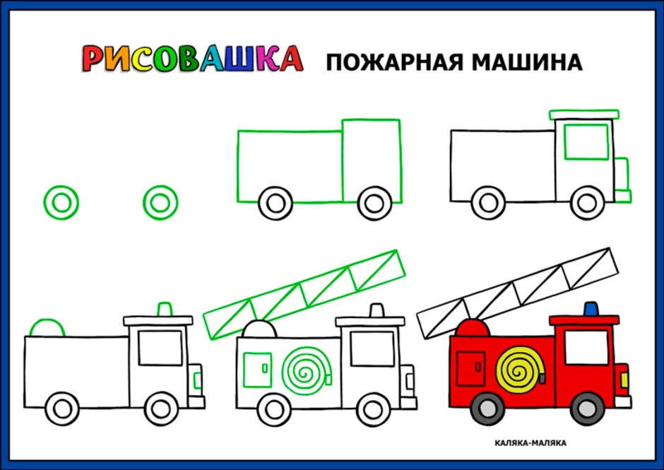 Конспект занятия по рисованию в старшей группе на тему «грузовая машина»