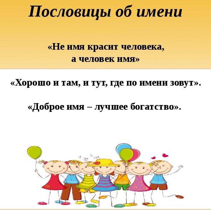 Пословицы с именами - веселые и поучительные высказывания