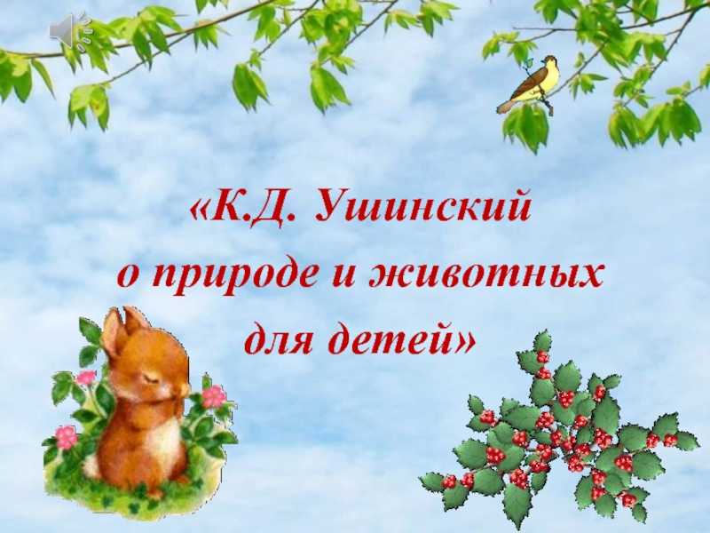Ушинский «ласточка» читать текст - детский час