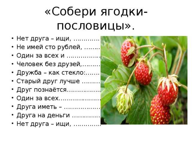 Статусы о ягодах
