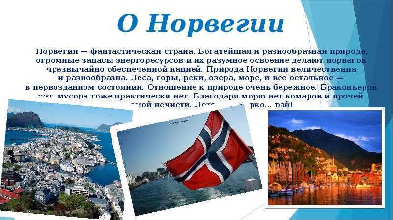 Интересные факты о норвегии