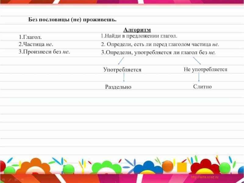«не» с глаголами — правила правописания и примеры употребления