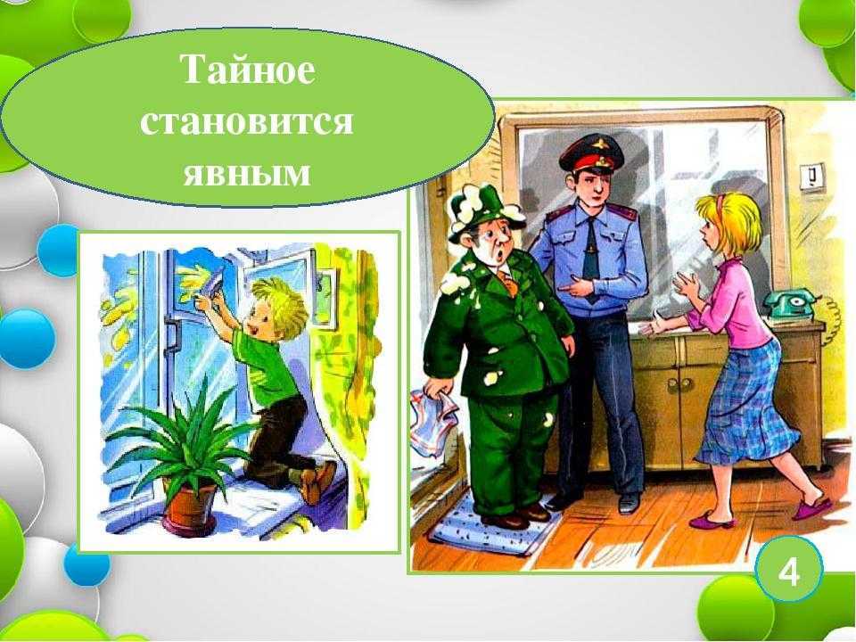 План рассказа тайное становится явным драгунского 2 класс
