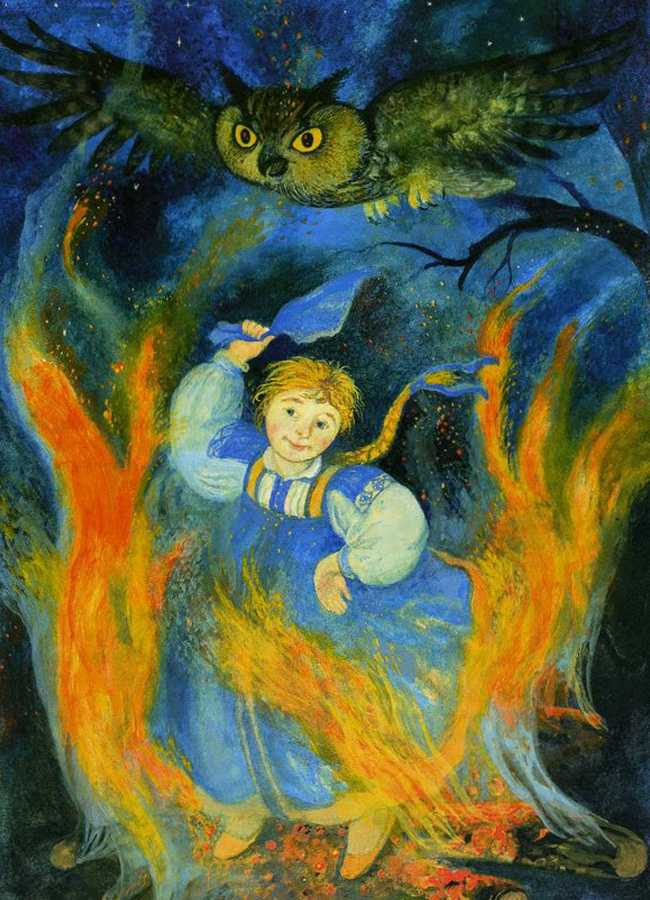 Огневушка-поскакушка — читать с картинками — бажов павел ✍ библиотека школьника > электронный ресурс