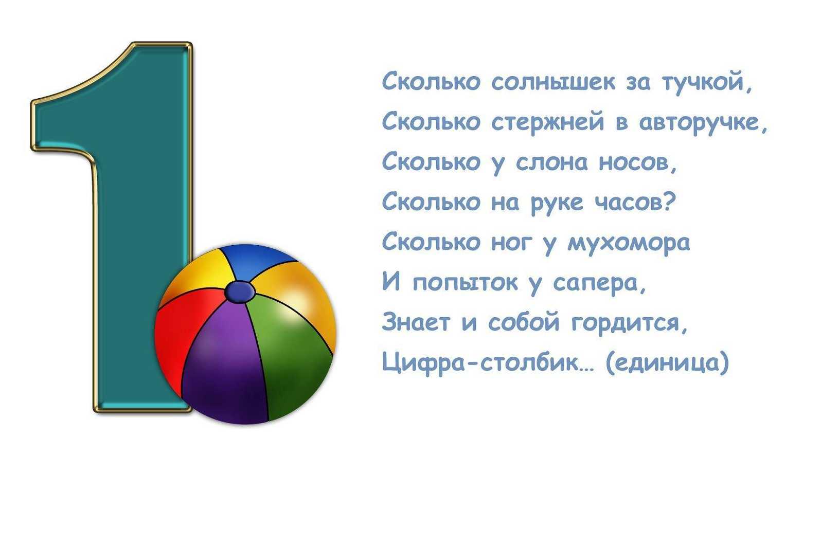 Цифра 3 в картинках, загадках и пословицах