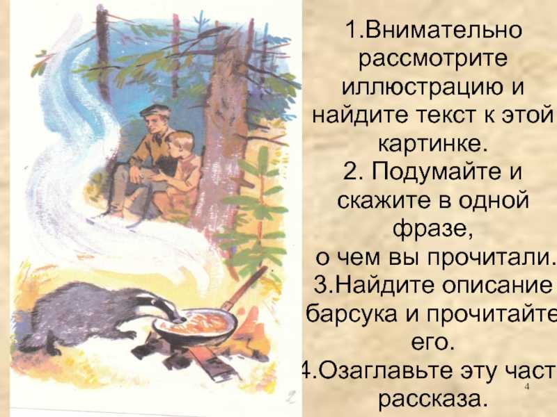 Краткое содержание паустовский барсучий нос за 2 минуты пересказ сюжета