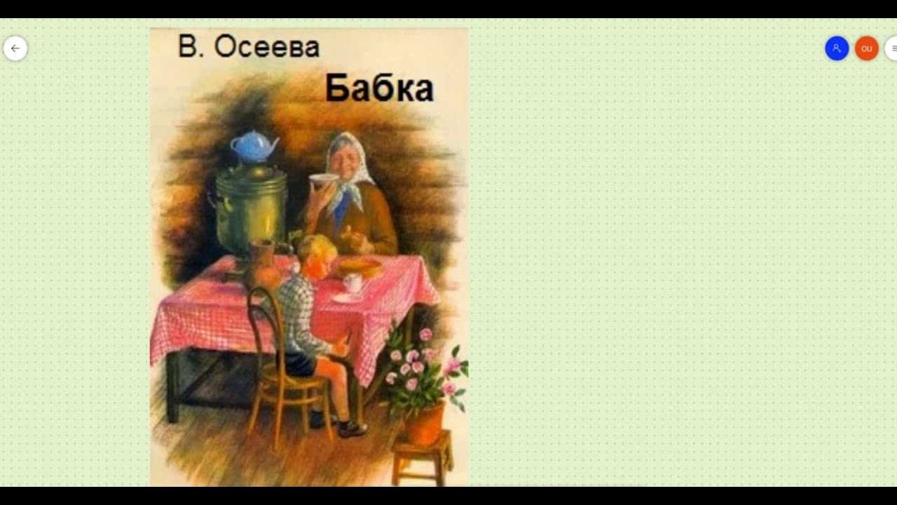 Краткое содержание осеева бабка для читательского дневника, читать краткий пересказ онлайн
