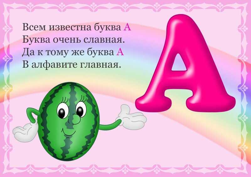 Стихи про буквы