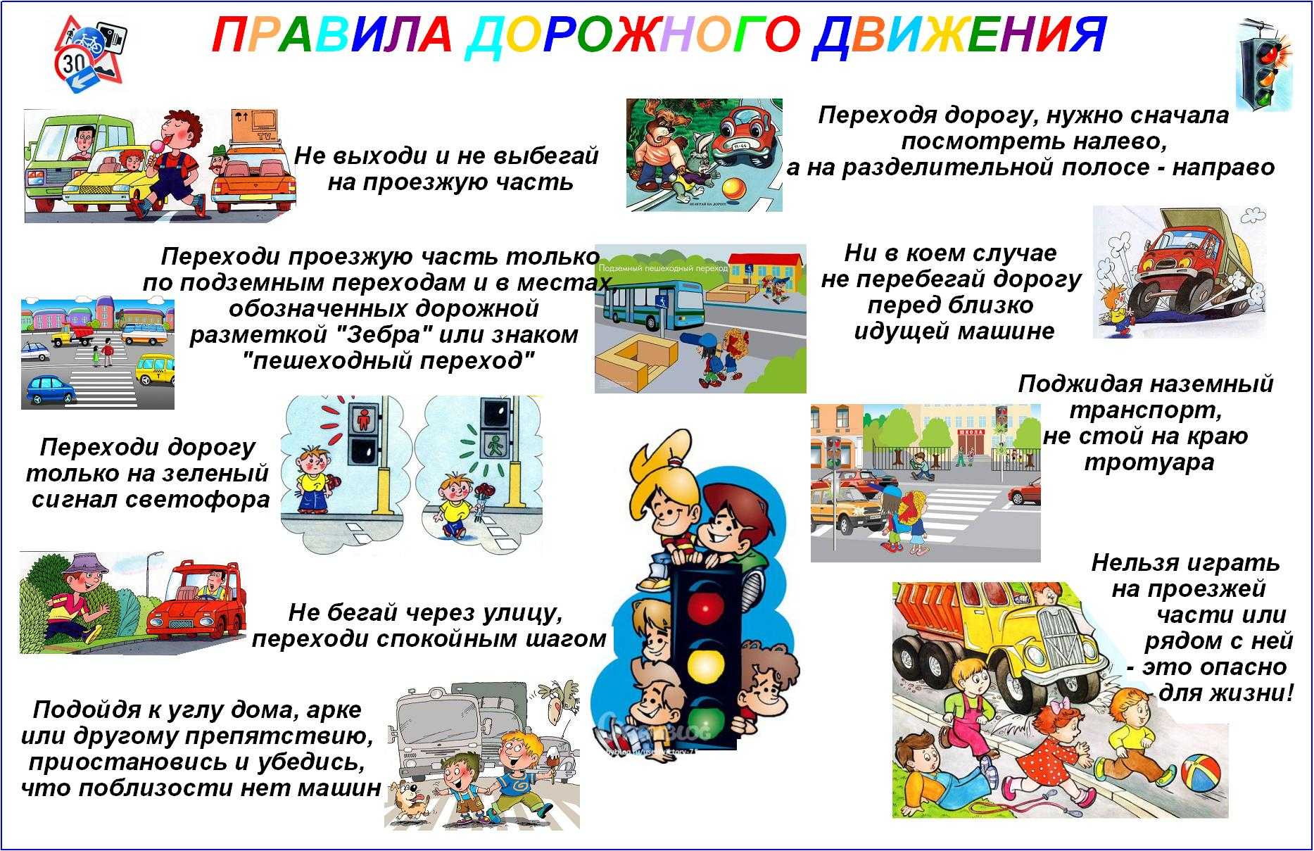 Все знаки для пешеходов
