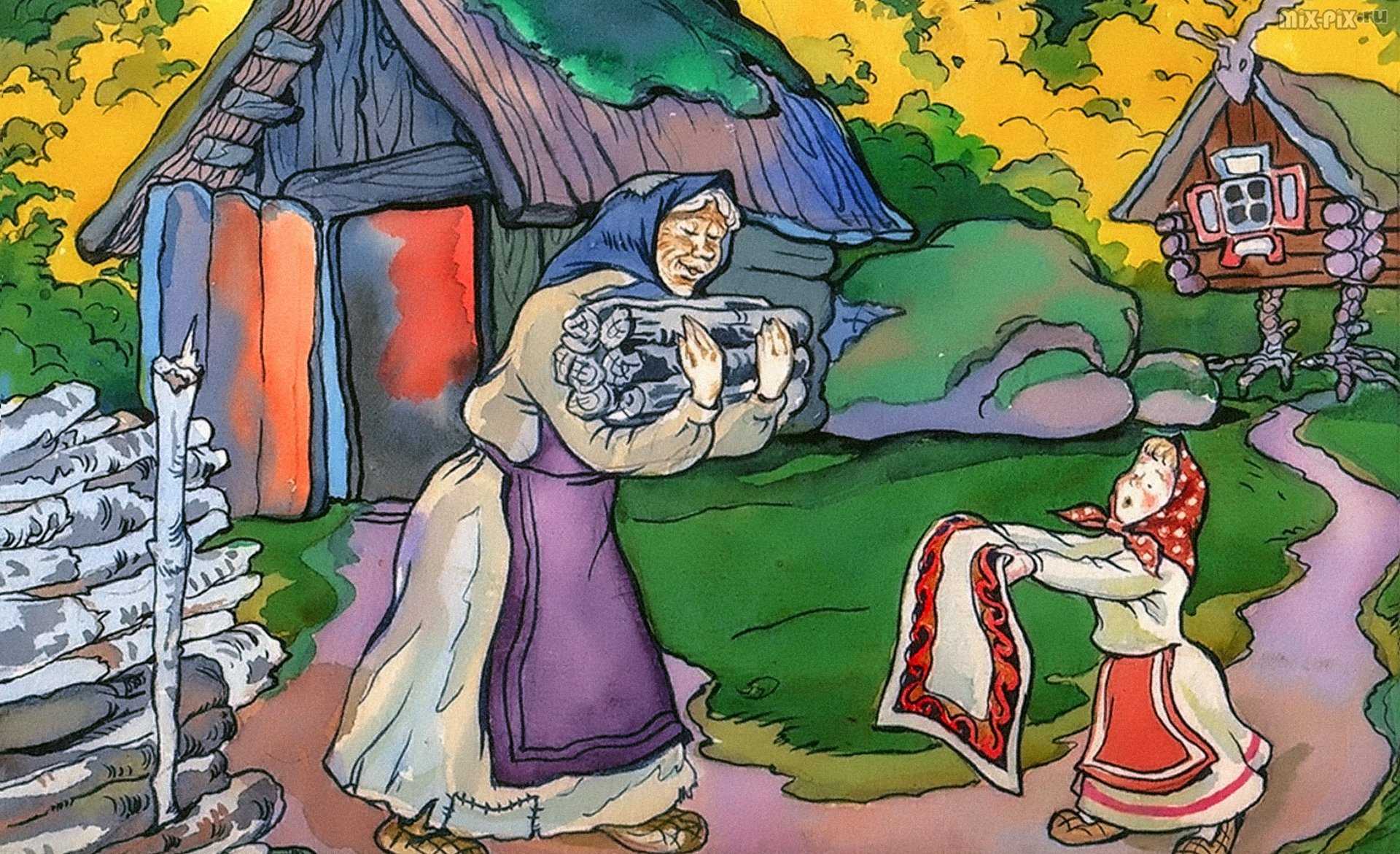 Стихи про бабу-ягу для детей и взрослых