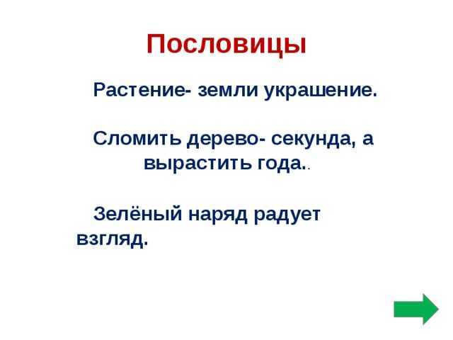 Пословицы о культурных и дикорастущих растениях. пословицы и поговорки про растения
