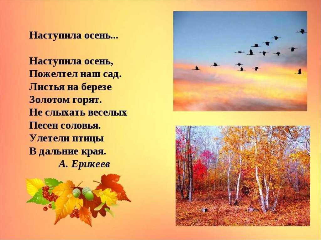 Стихи про осень и любовь современные