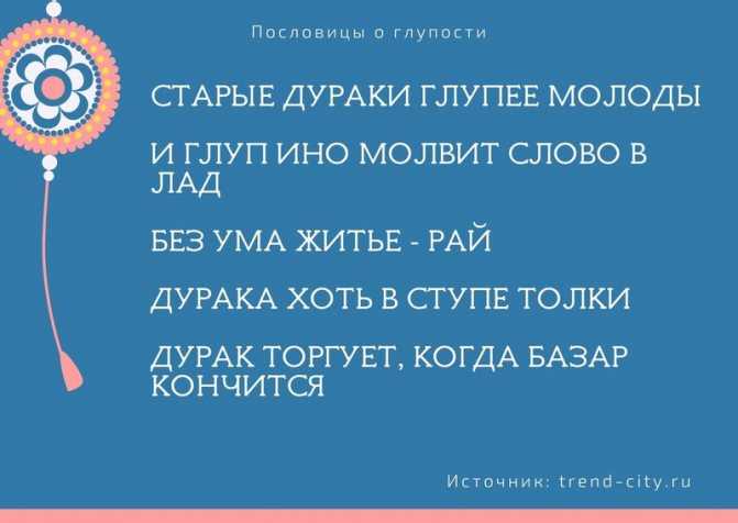 Пословицы про дураков, о глупых людях | пословицы для детей
